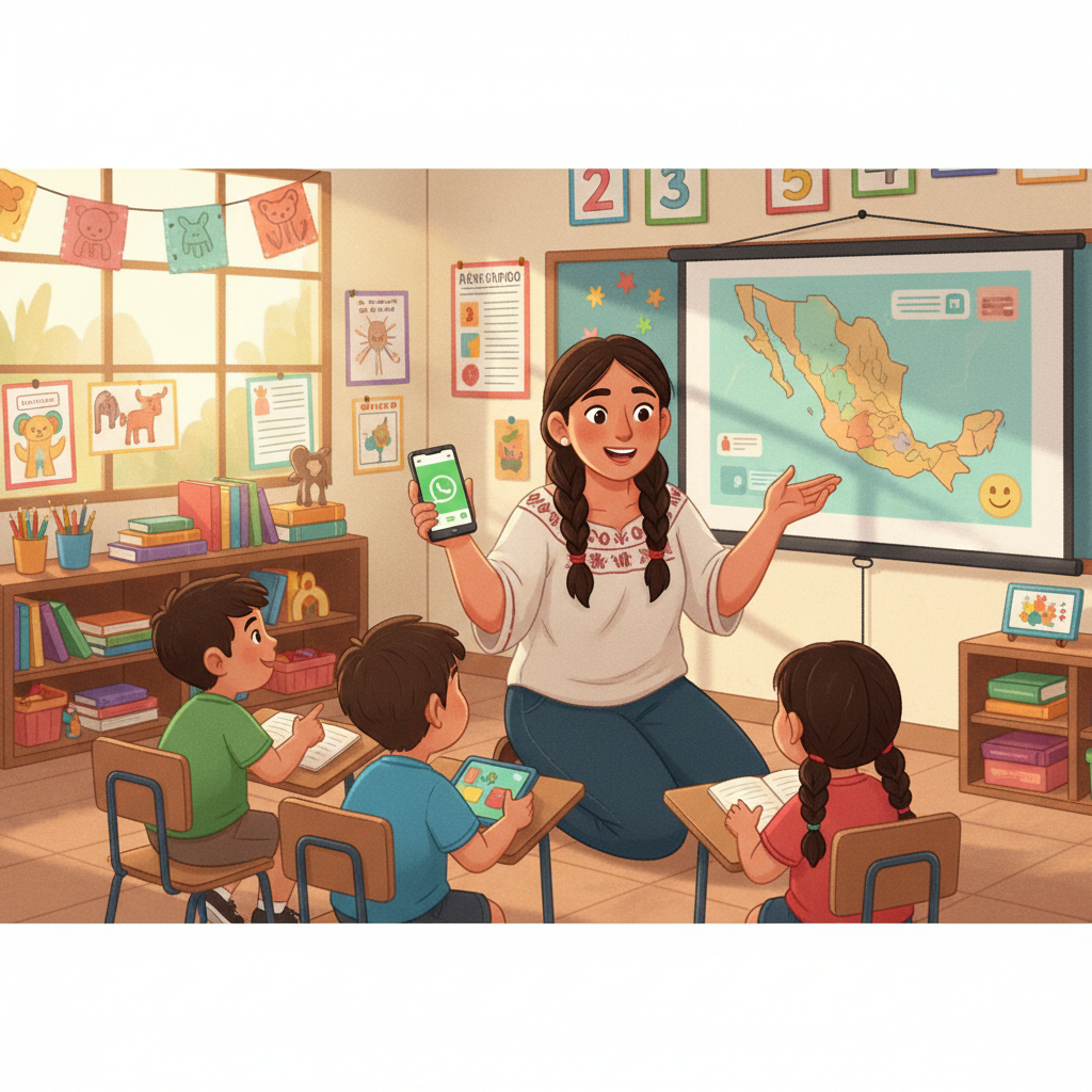 sistema de gestión escolar con integración a WhatsApp